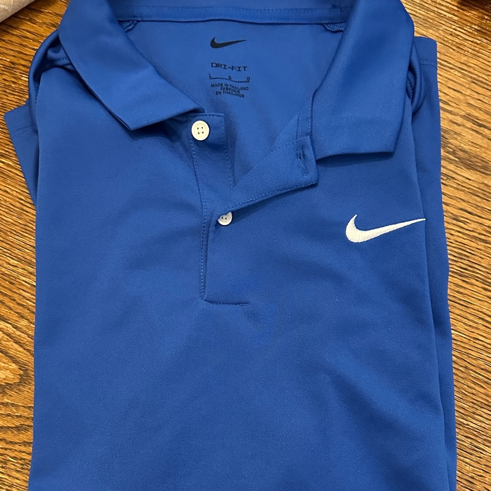 Nike Men's Royal Blue Polo Shirt
